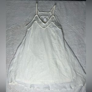 H&M | Cream Babydoll Shift Dress
